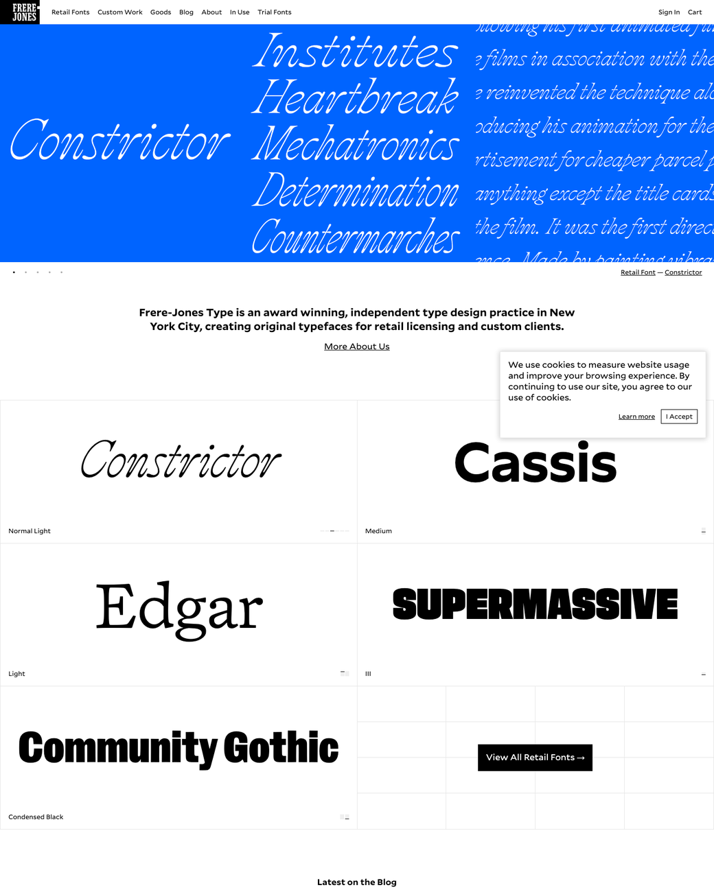 Frere-Jones Type reference screenshot